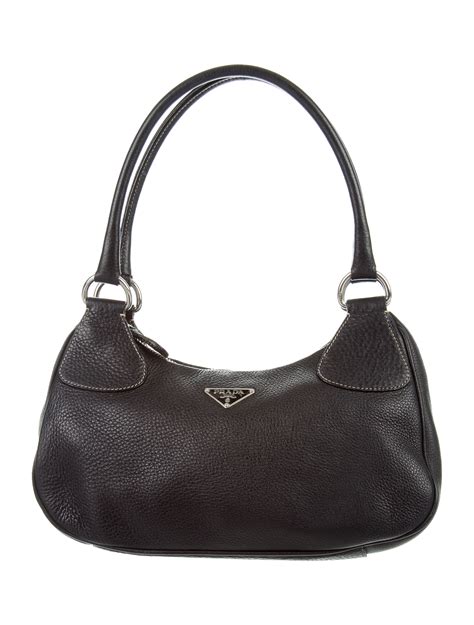 prada vitello daino tote brandy|Prada vitello daino shoulder bag.